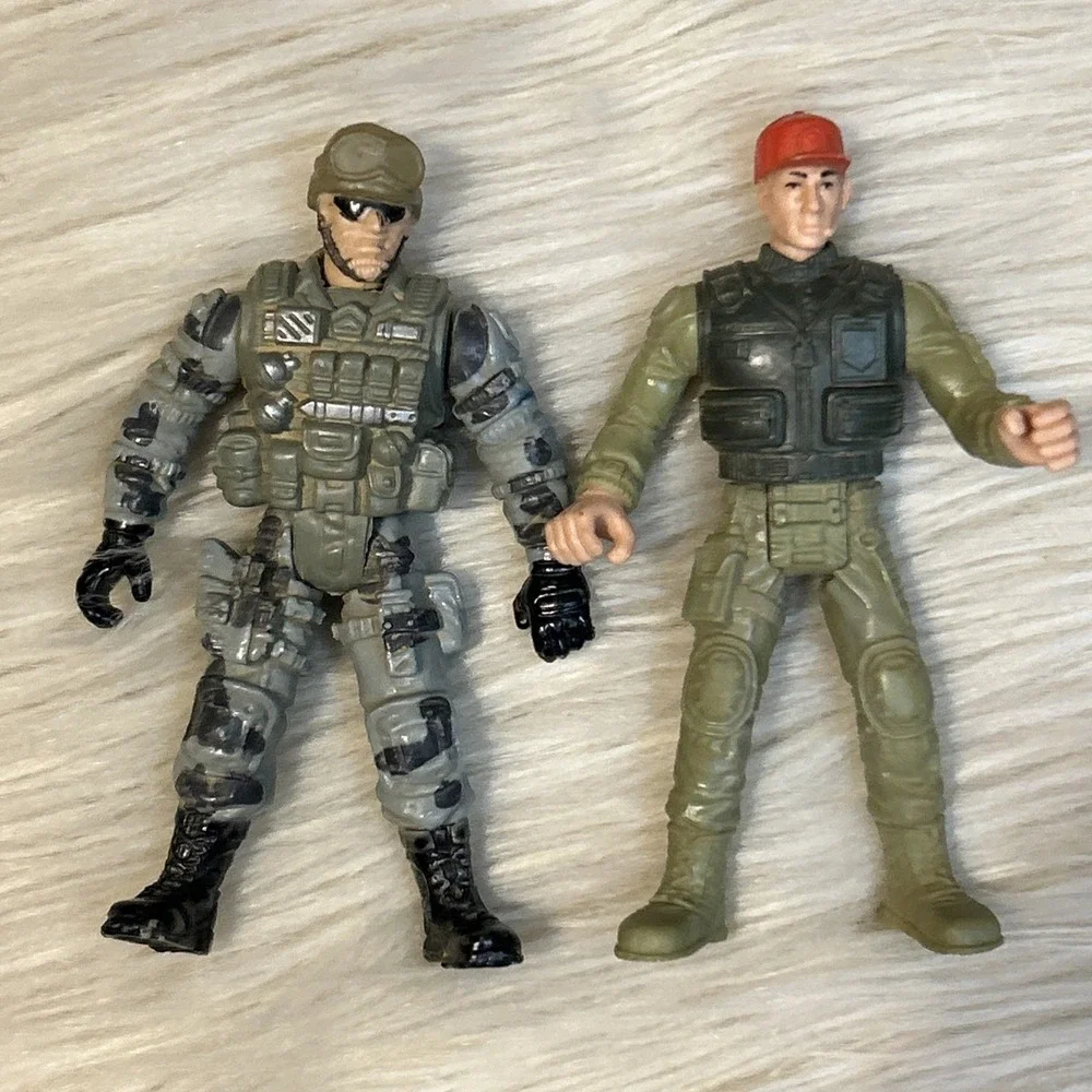 1:18 Blue Box Toys Elite Force Military Action Figures Chap Mei Corps GI Joe Mix